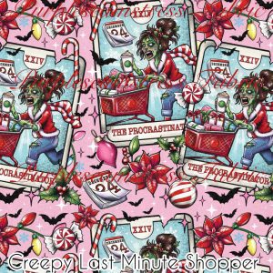Creepy Last Minute Shopper - Fabric