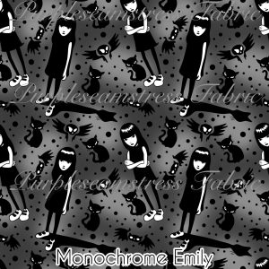 Monochrome Emily - Fabric