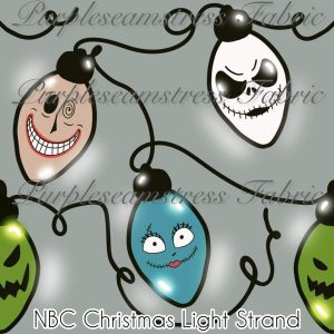 NBC Christmas Light Strand - Fabric