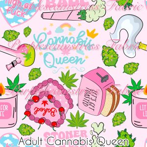 Adult Cannabis Queen - Fabric