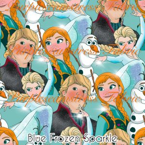Blue Frozen Sparkle - Fabric