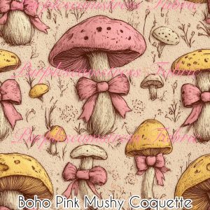 Boho Pink Mushy Coquette - Fabric