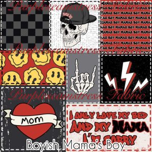 Boyish Mama's Boy - Fabric