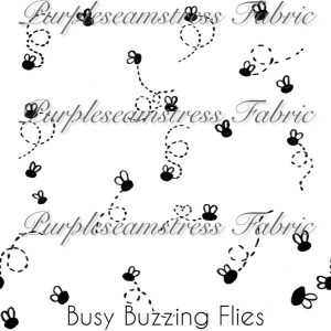 Busy Buzzing Flies - Fabric