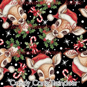 Candy Cane Reindeer - Fabric