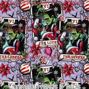 Christmas Frankie & Bride - Fabric
