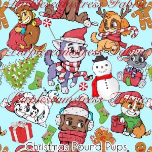 Christmas Pound Puppy - Fabric