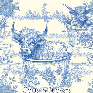 Cows in Buckets - Fabric