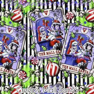 Creepy Mall Santa - Fabric