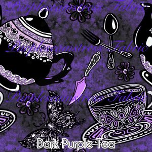 Dark Purple Tea - Fabric