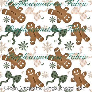 Green Coquette Gingerbread Men