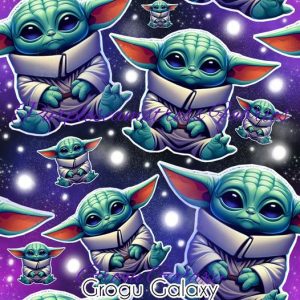 Grogu Galaxy - Fabric