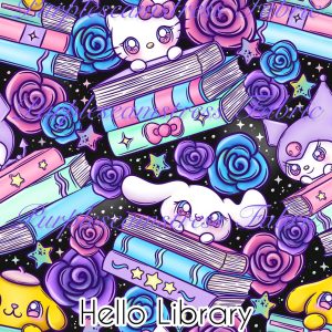 Hello Library - Fabric