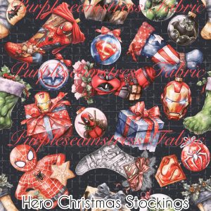 Hero Christmas Stockings - Fabric