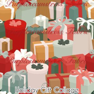 Holiday Gift Collage - Fabric