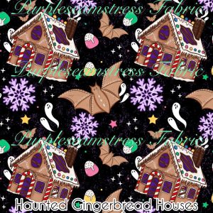 Haunted Gingerbread Houses - Fabric