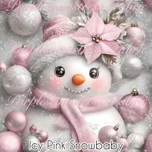 Icy Pink Snowbaby - Fabric