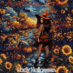 Lady Halloween - Fabric