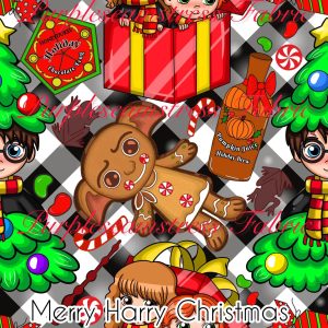 Merry Harry Christmas - Fabric