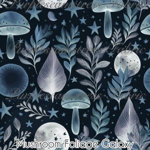 Mushroom Foliage Galaxy - Fabric