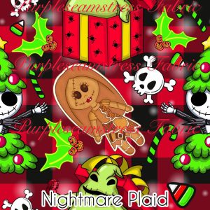 Nightmare Plaid - Fabric