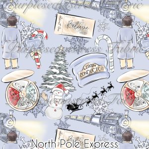 North Pole Express - Fabric