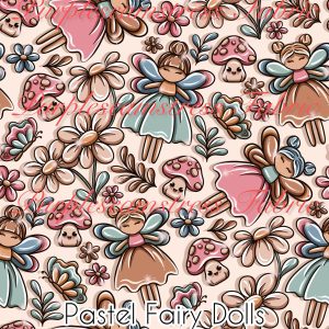 Pastel Fairy Dolls - Fabric