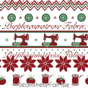 Seamstress Fair Isle - Fabric