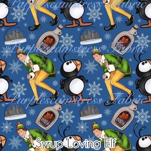 Syrup Loving Elf - Fabric