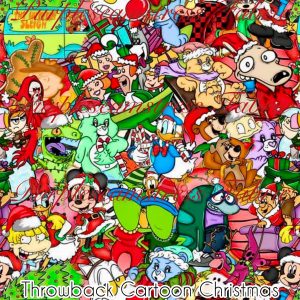Throwback Cartoon Christmas - Fabric