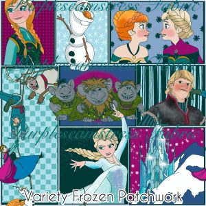 Variety Frozen Patchwork - Fabric