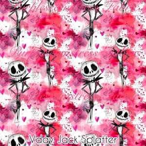 Vday Jack Splatter - Fabric