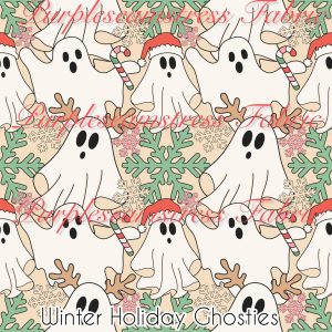 Winter Holiday Ghosties - Fabric