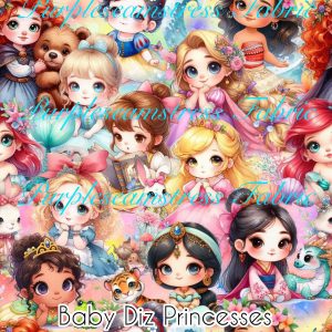 Baby Diz Princesses - Fabric