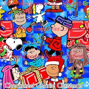 Checkered Charlie Christmas - Fabric