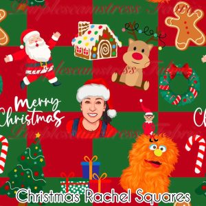 Christmas Rachel Squares - Fabric