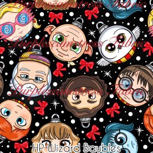 HP Wizard Baubles - Fabric