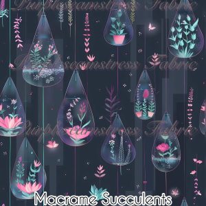 Macrame Succulents - Fabric