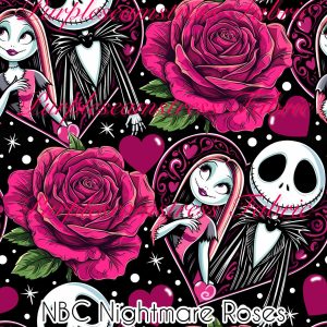 NBC Nightmare Roses - Fabric