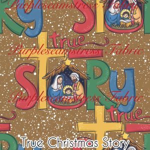 True Christmas Story - Fabric