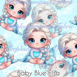 Baby Blue Elsa - Fabric