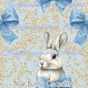 Blue Bunny Coquette - Fabric