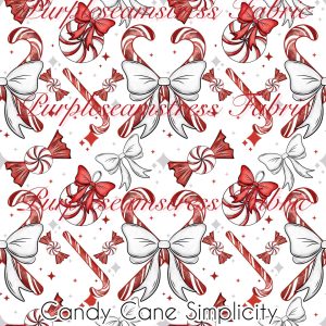 Candy Cane Simplicity - Fabric