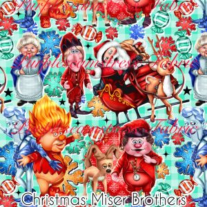 Christmas Miser Brothers - Fabric