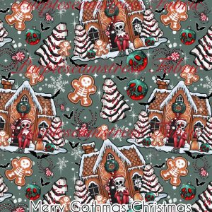 Merry Gothmas Christmas - Fabric