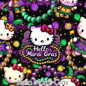 Hello Mardo Gras - Fabric