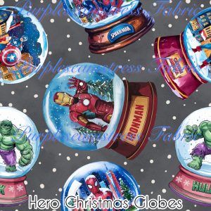 Hero Christmas Globes - Fabric