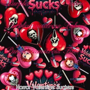 Horror Valentine Suckers