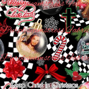 Keep Christ in Christmas - Fabric