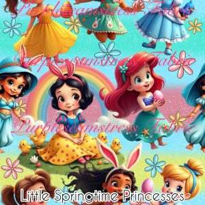 Little Springtime Princesses - Fabric